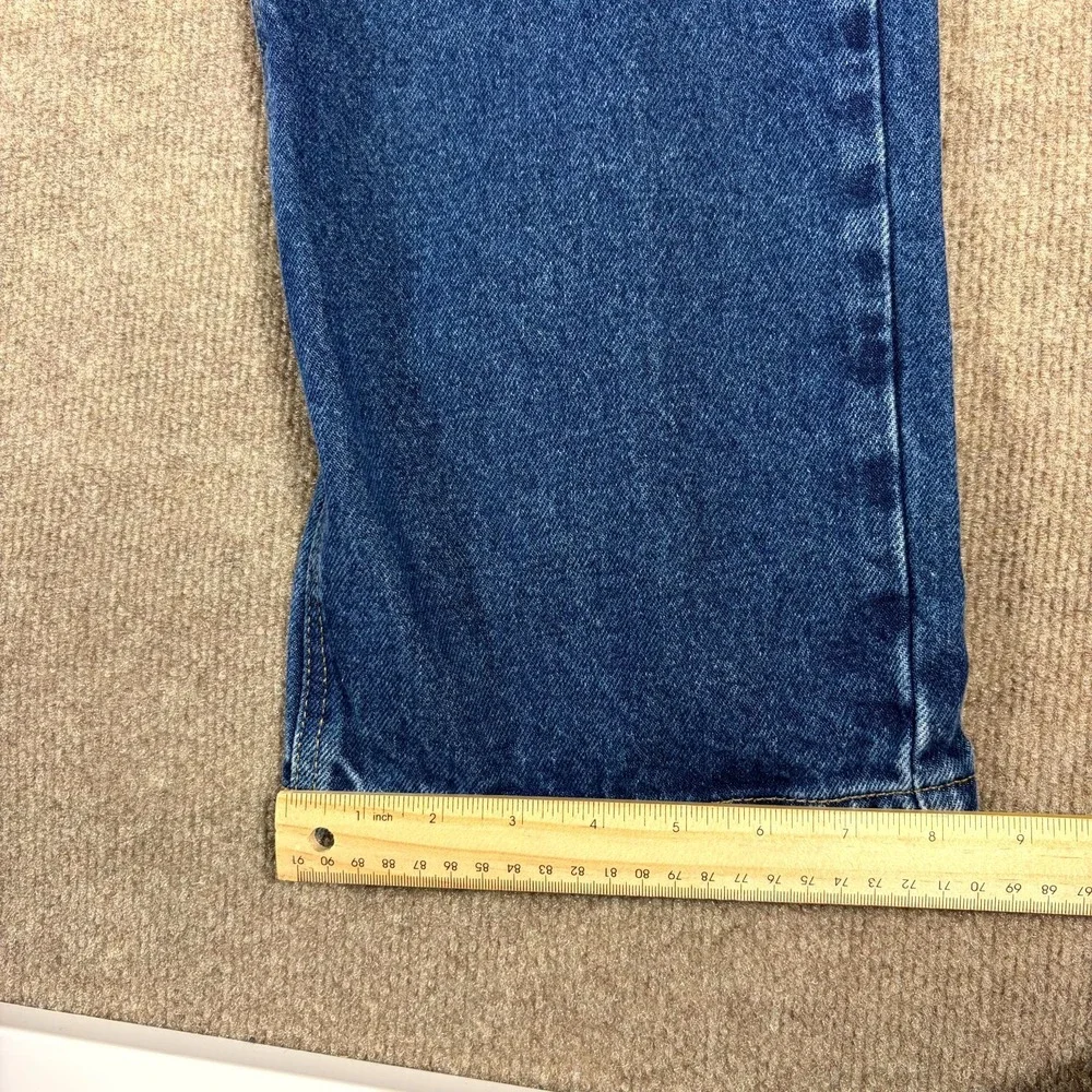 Carhartt Jeans Men 36X30 Blue Denim Cotton Traditional Fit Mid Rise Straight Leg